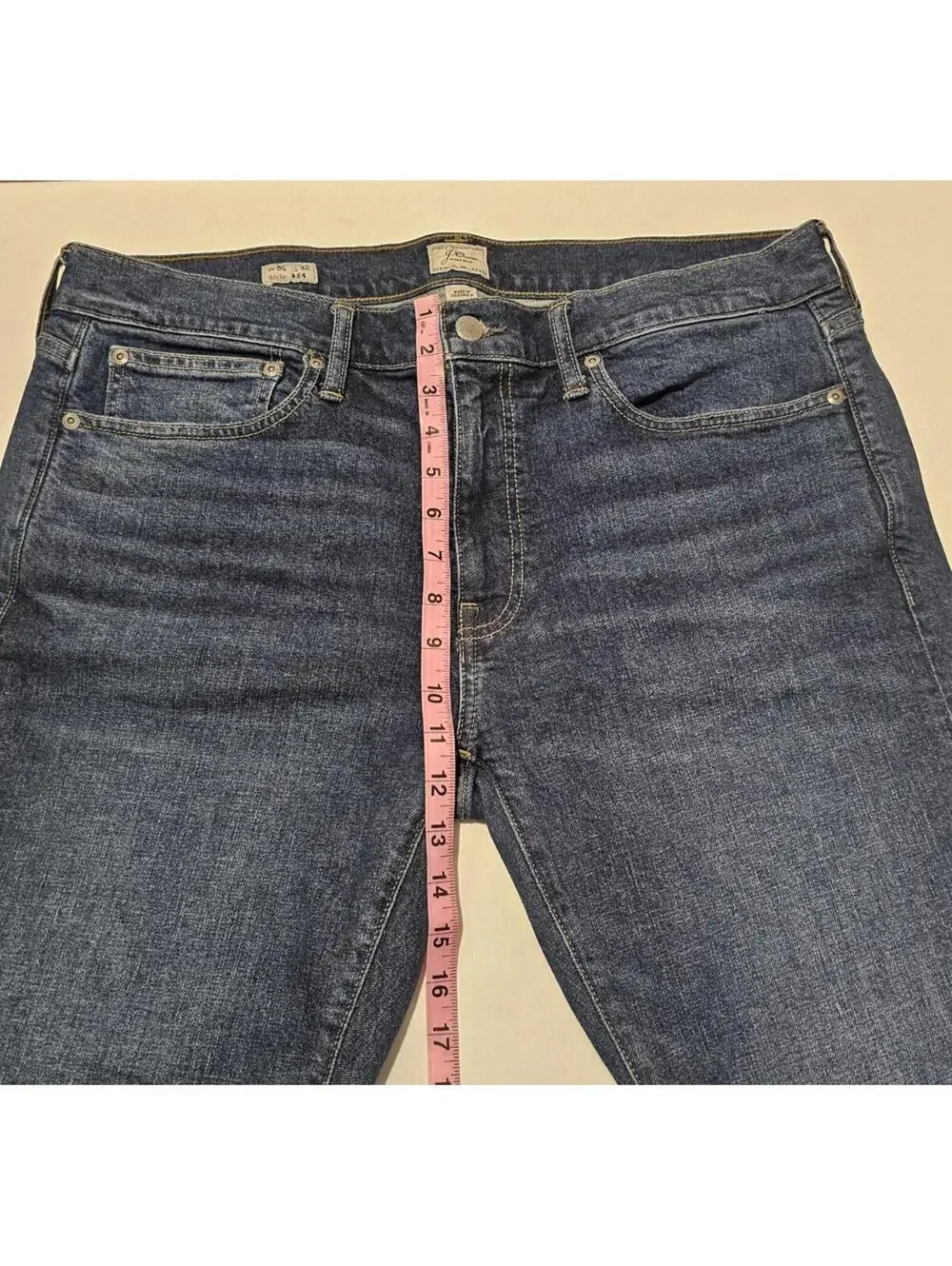 J Crew Men's Blue Denim Jeans Size W35 L32 Style 484